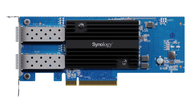 Synology E25G30-F2 SFP28-Netzwerkkarte mit 2 25GbE-Anschlüssen