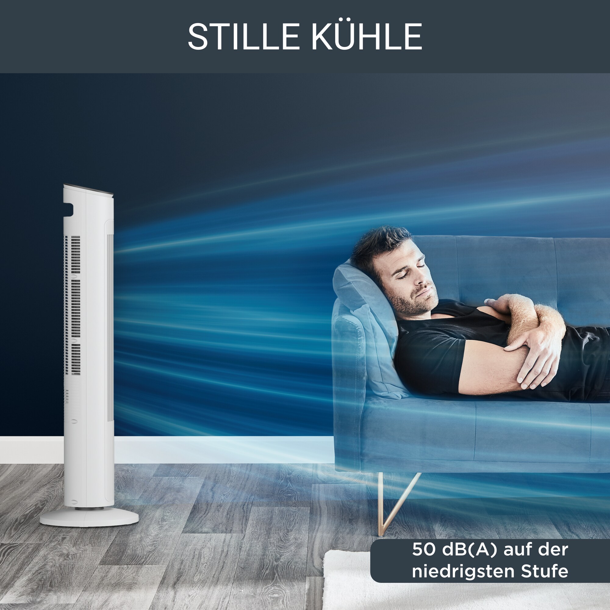 Rowenta VU6871 Eole Ultra Turmventilator weiß