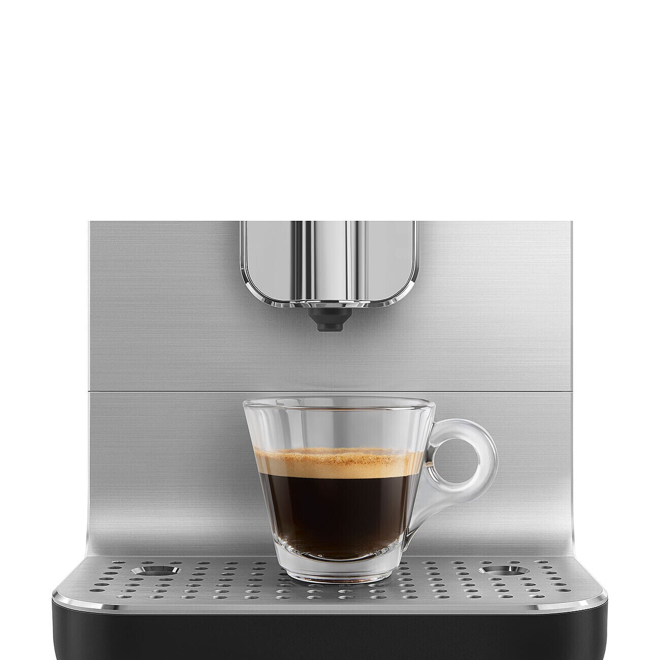 SMEG BCC13BLMEU Kompakt-Kaffeevollautomat mit Milchsystem Schwarz-Matt