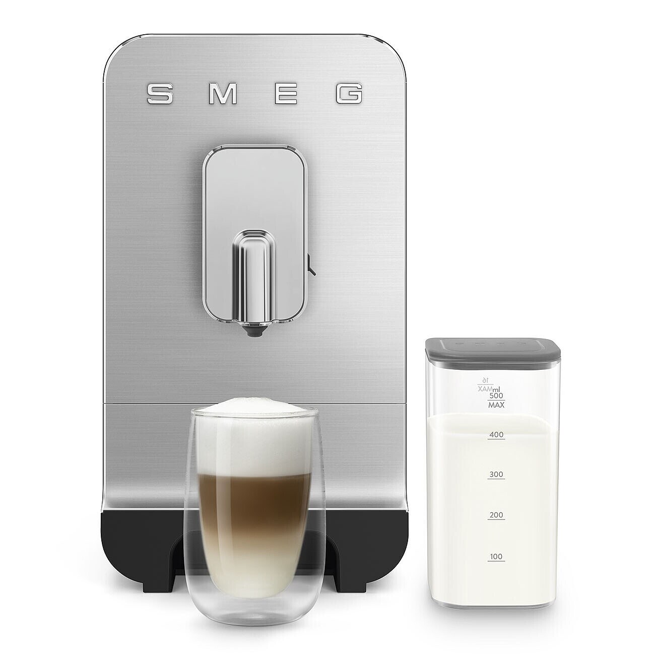 SMEG BCC13BLMEU Kompakt-Kaffeevollautomat mit Milchsystem Schwarz-Matt