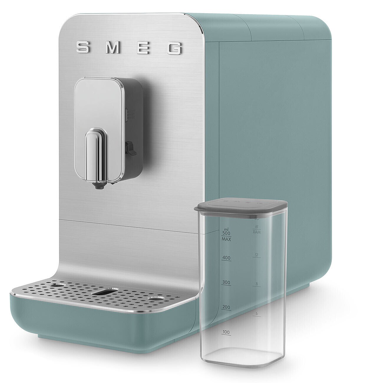 SMEG BCC13EGMEU Kompakt-Kaffeevollautomat mit Milchsystem Emerald Green-Matt