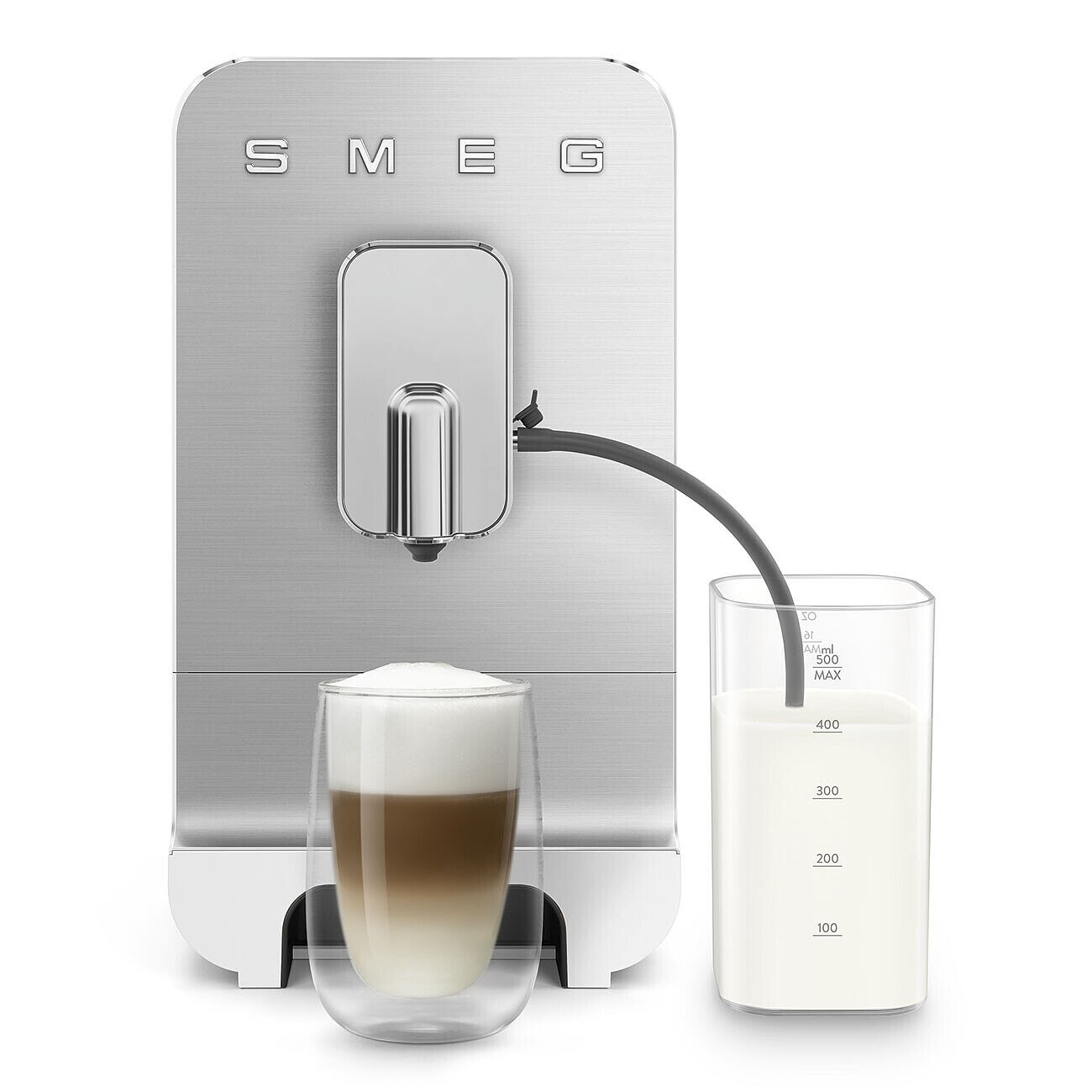 SMEG BCC13WHMEU Kompakt-Kaffeevollautomat mit Milchsystem Weiß-Matt