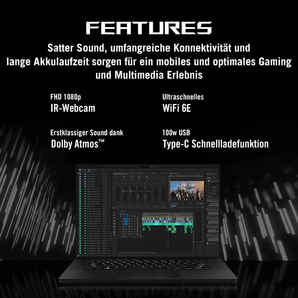 Asus ROG Zephyrus M16 GU604VZ-N4036X i9-13900H 32GB/1TB SSD 16"WQXGA RTX4080