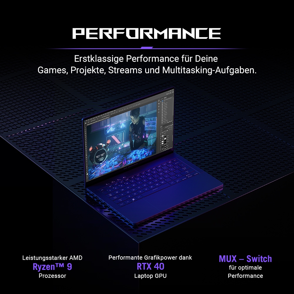 ASUS ROG Zephyrus G14 GA403UI-QS024W R9-8945HS 32/1TB SSD 14"WQXGA+ RTX4070 W11