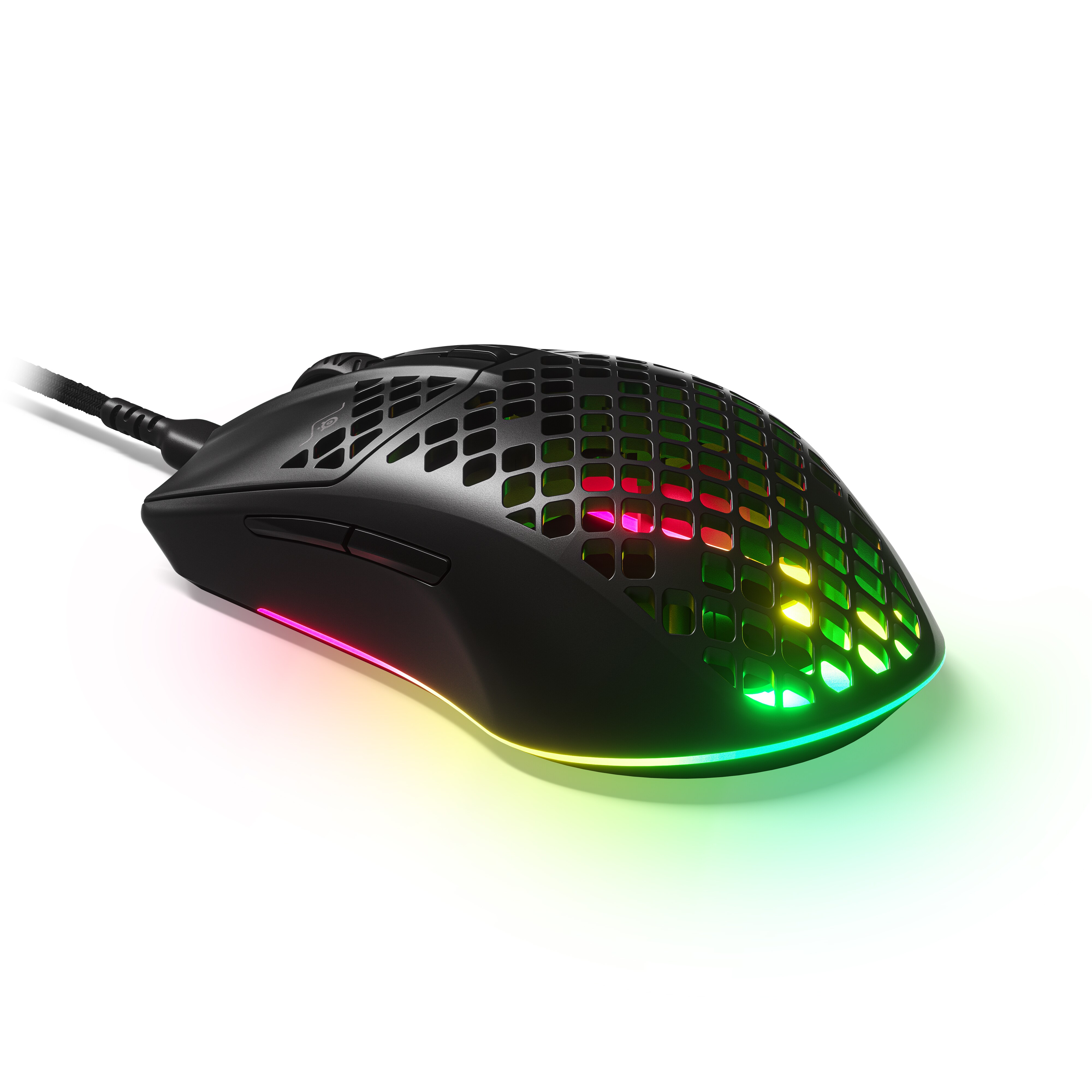 SteelSeries Aerox 3 Kabelgebundene Onyx Gaming Maus mit AquaBarrier™