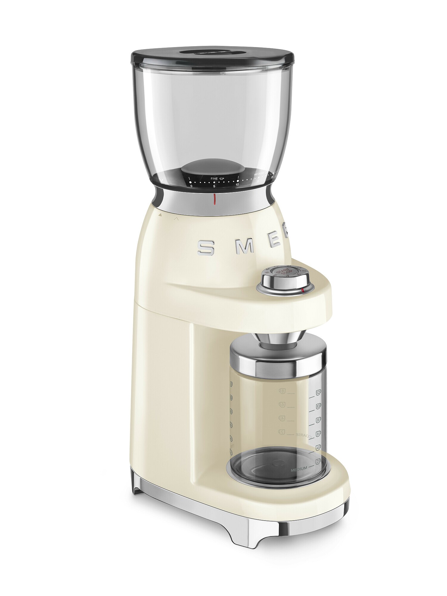 SMEG CGF11CREU 50s Style Kaffeemühle Creme