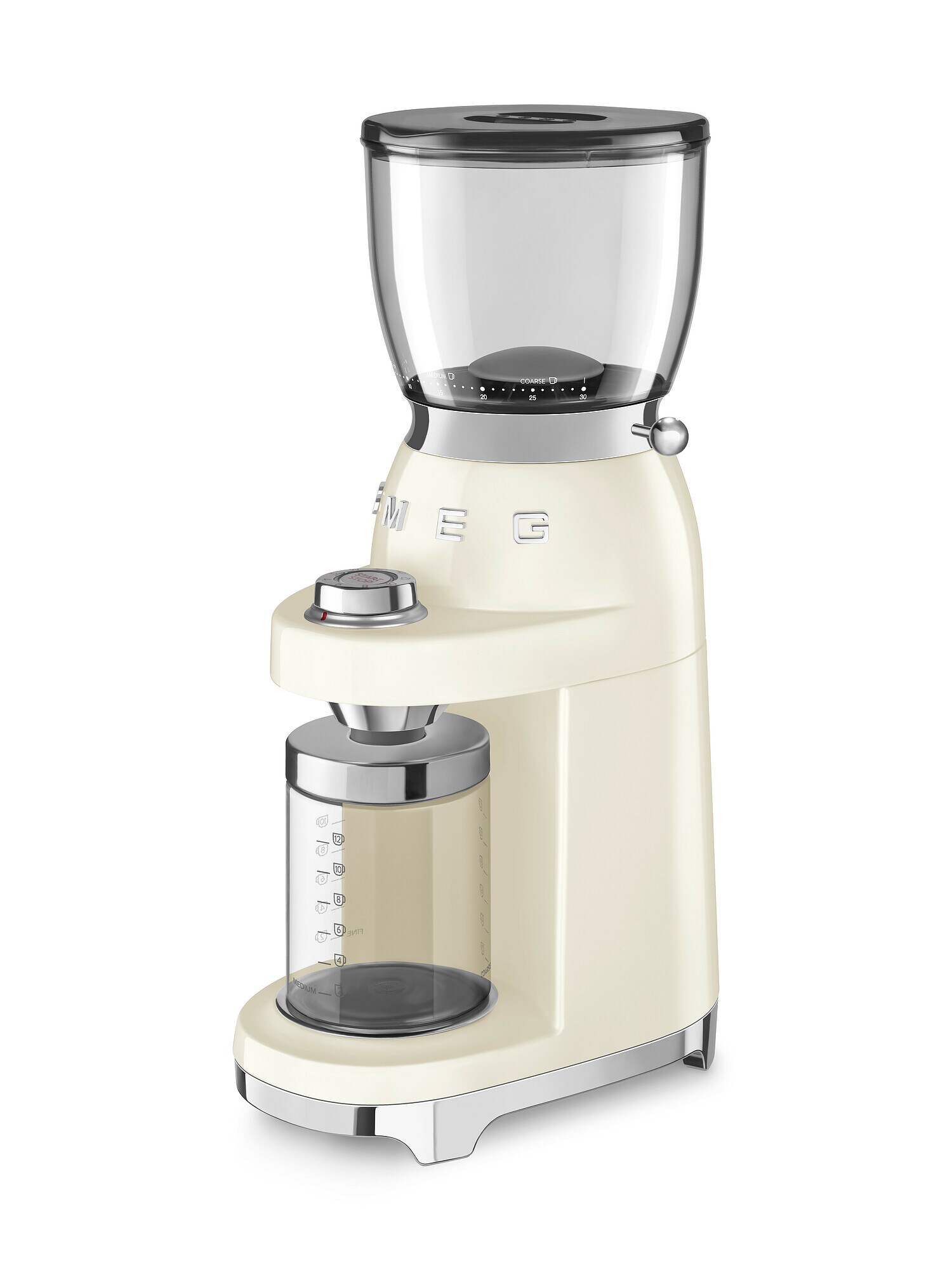 SMEG CGF11CREU 50s Style Kaffeemühle Creme