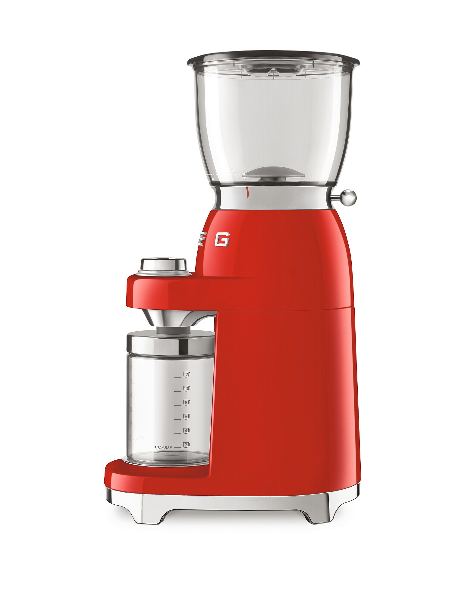 SMEG CGF11RDEU 50s Style Kaffeemühle Rot