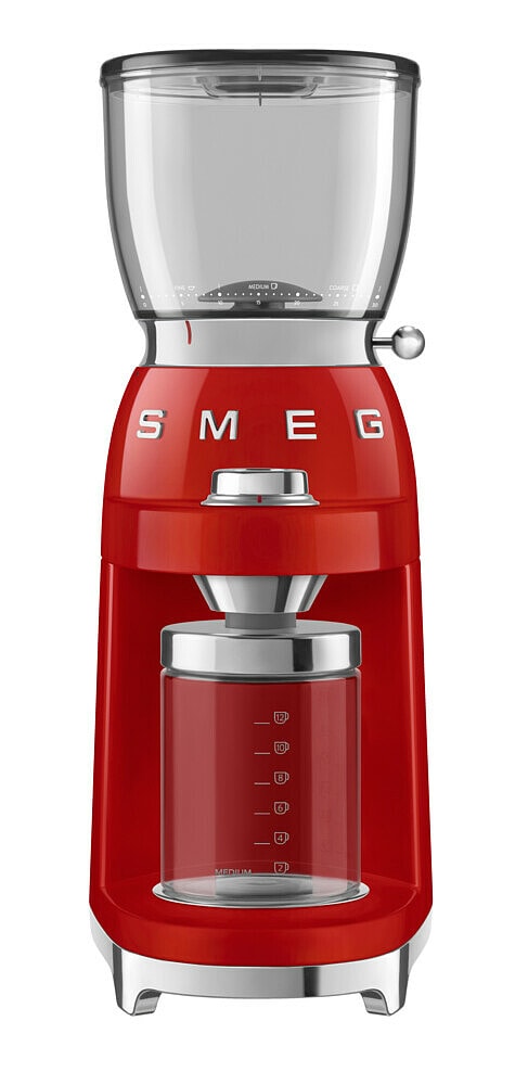 SMEG CGF11RDEU 50s Style Kaffeemühle Rot