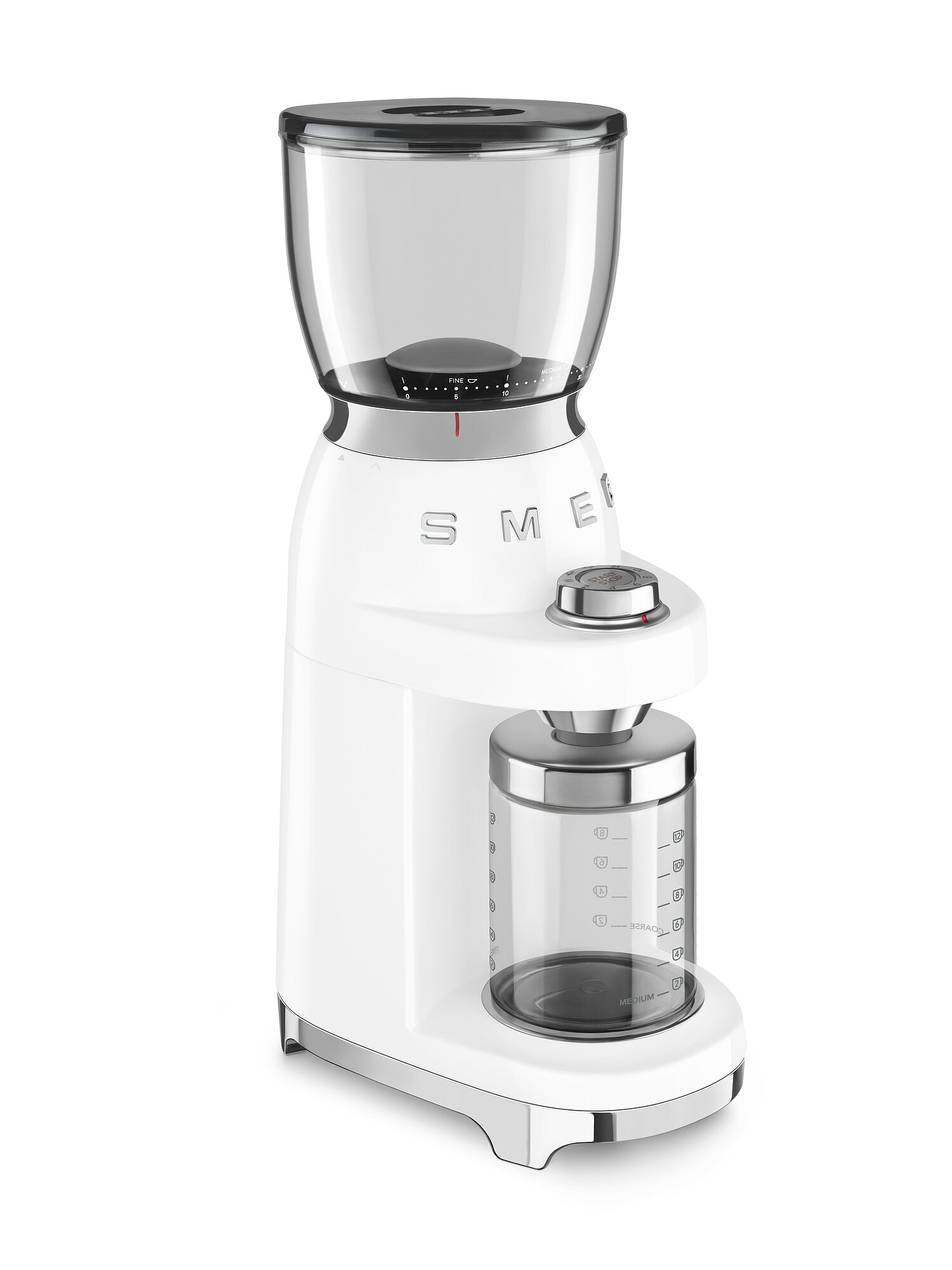 SMEG CGF11WHEU 50s Style Kaffeemühle Weiß