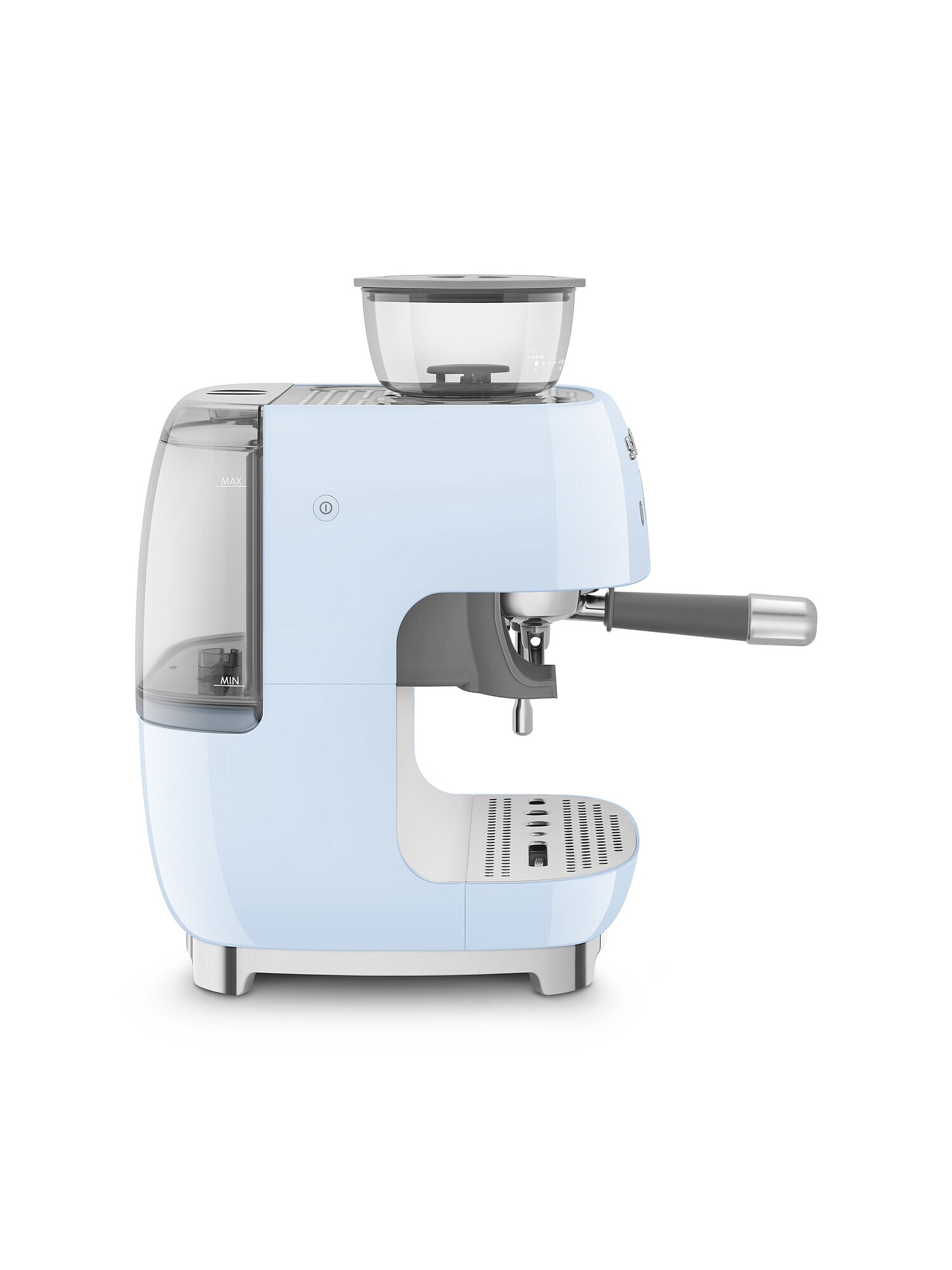 SMEG EGF03PBEU 50s Style Siebträgermaschine mit Kaffeemühle Pastellblau