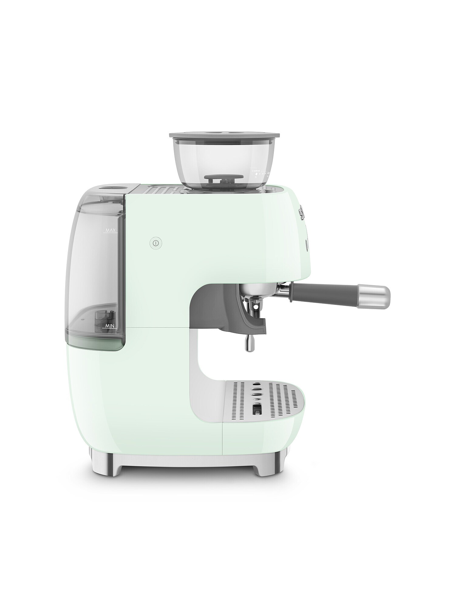 SMEG EGF03PGEU 50s Style Siebträgermaschine mit Kaffeemühle Pastellgrün