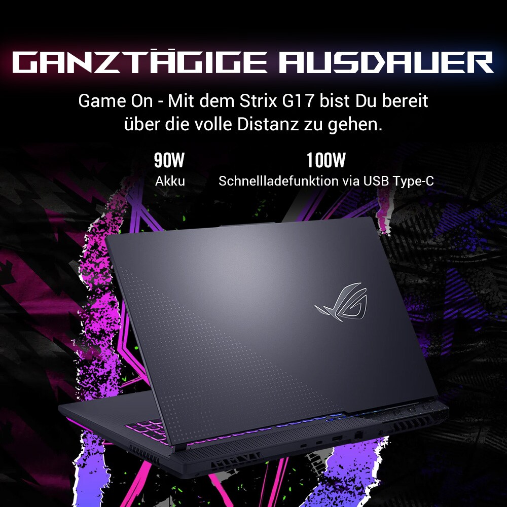 ASUS ROG Strix G17 G713PV-LL107W 17,3" WQHD 240Hz R9-7945HX RTX4060 16GB/1TB W11