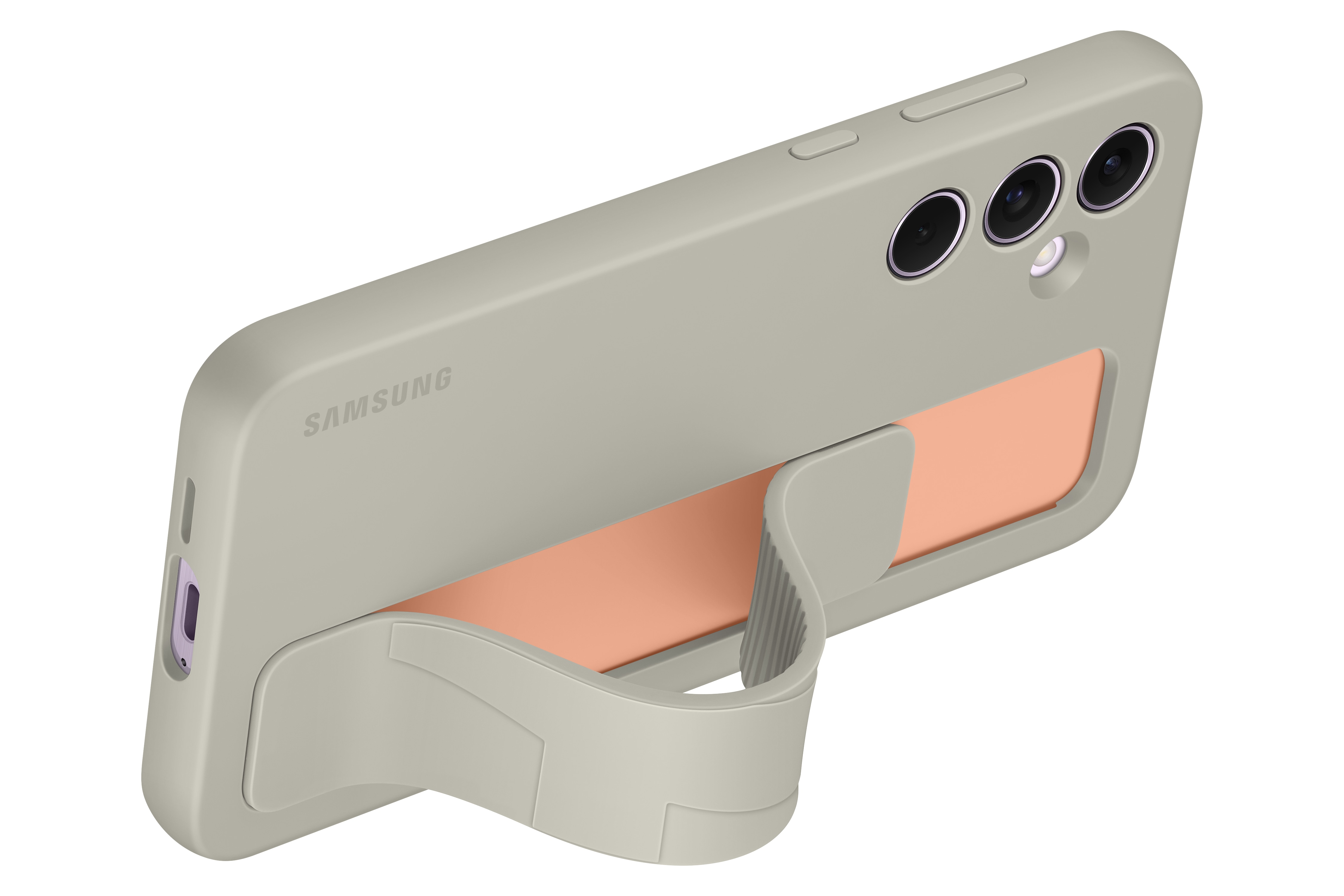 Samsung Standing Grip Case EF-GA556 für Galaxy A55 Grau