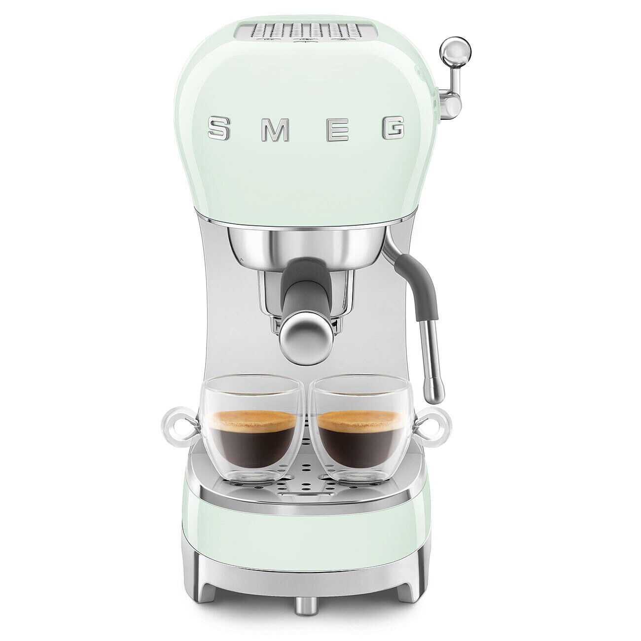 SMEG ECF02PGEU 50s Style Espresso-Kaffemaschine Pastellgrün