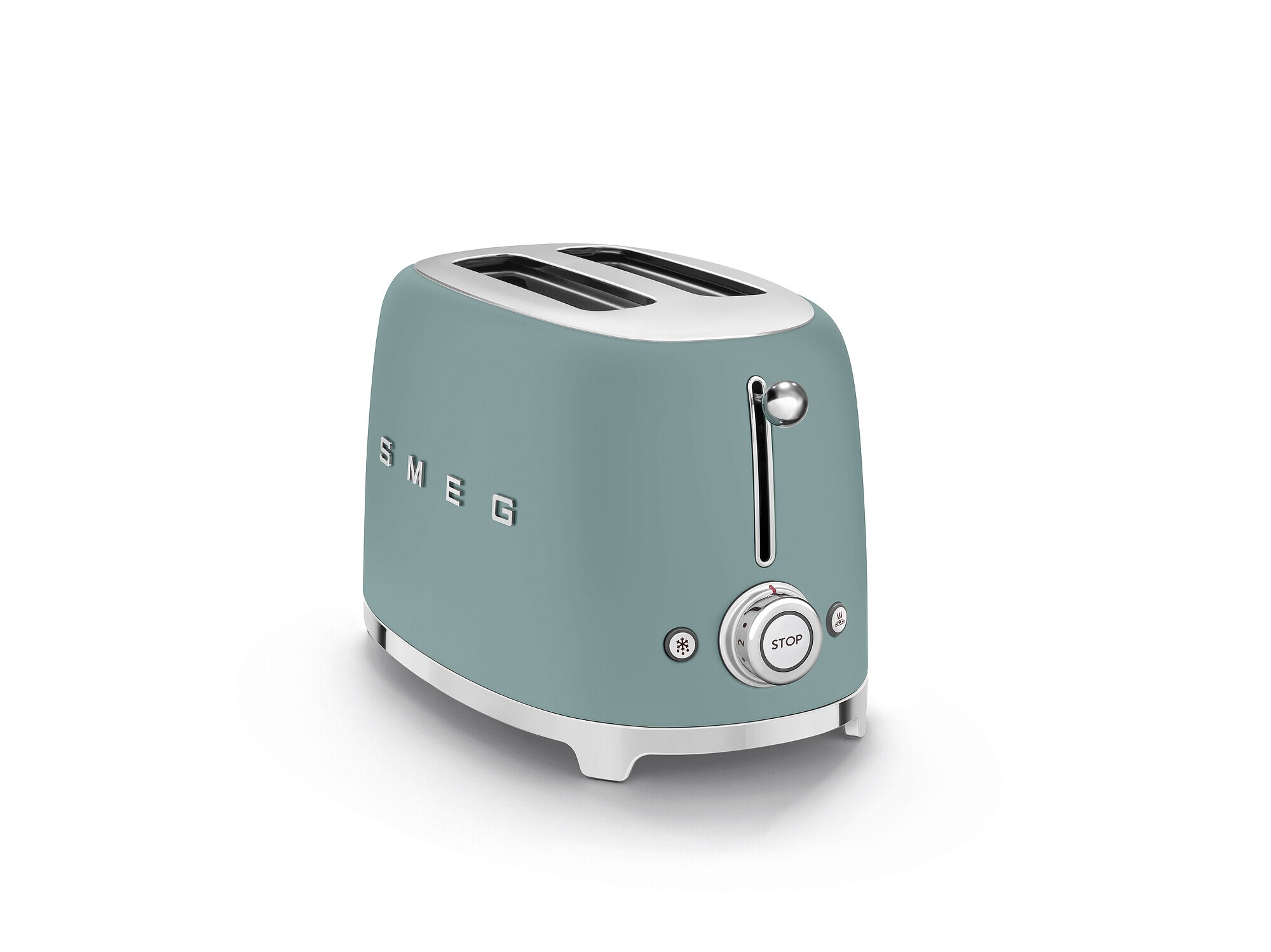 SMEG TSF01EGMEU 50s Style Toaster Emerald Green-Matt