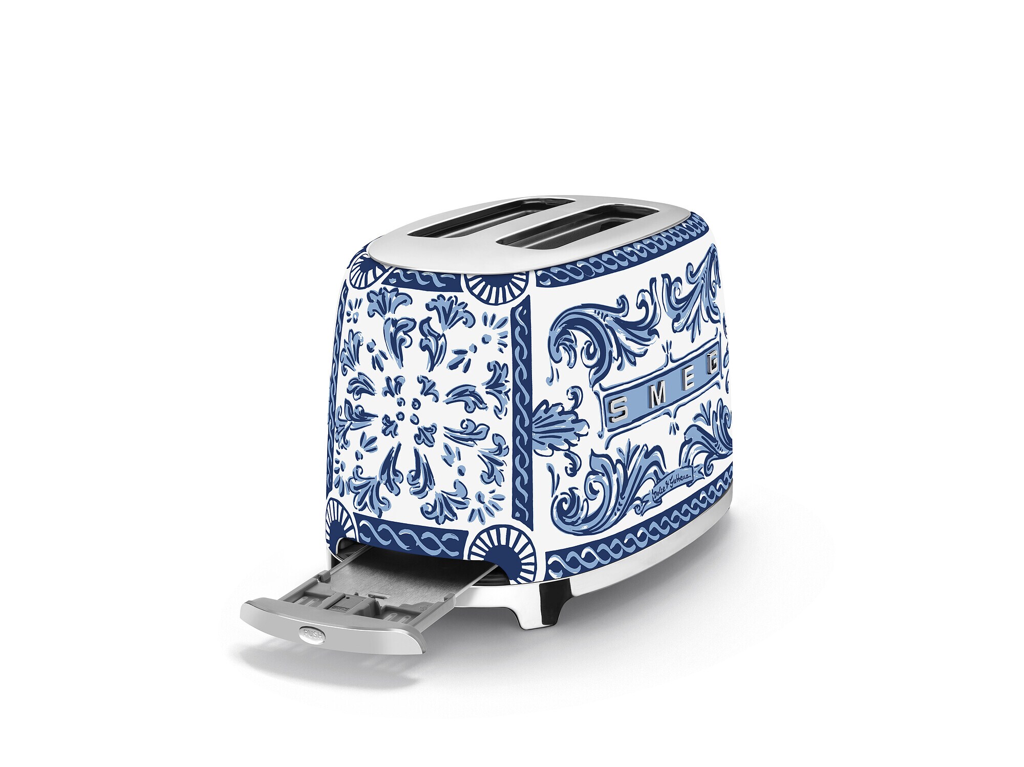 SMEG TSF01DGBEU Dolce &amp; Gabbana Toaster Blu Mediterraneo