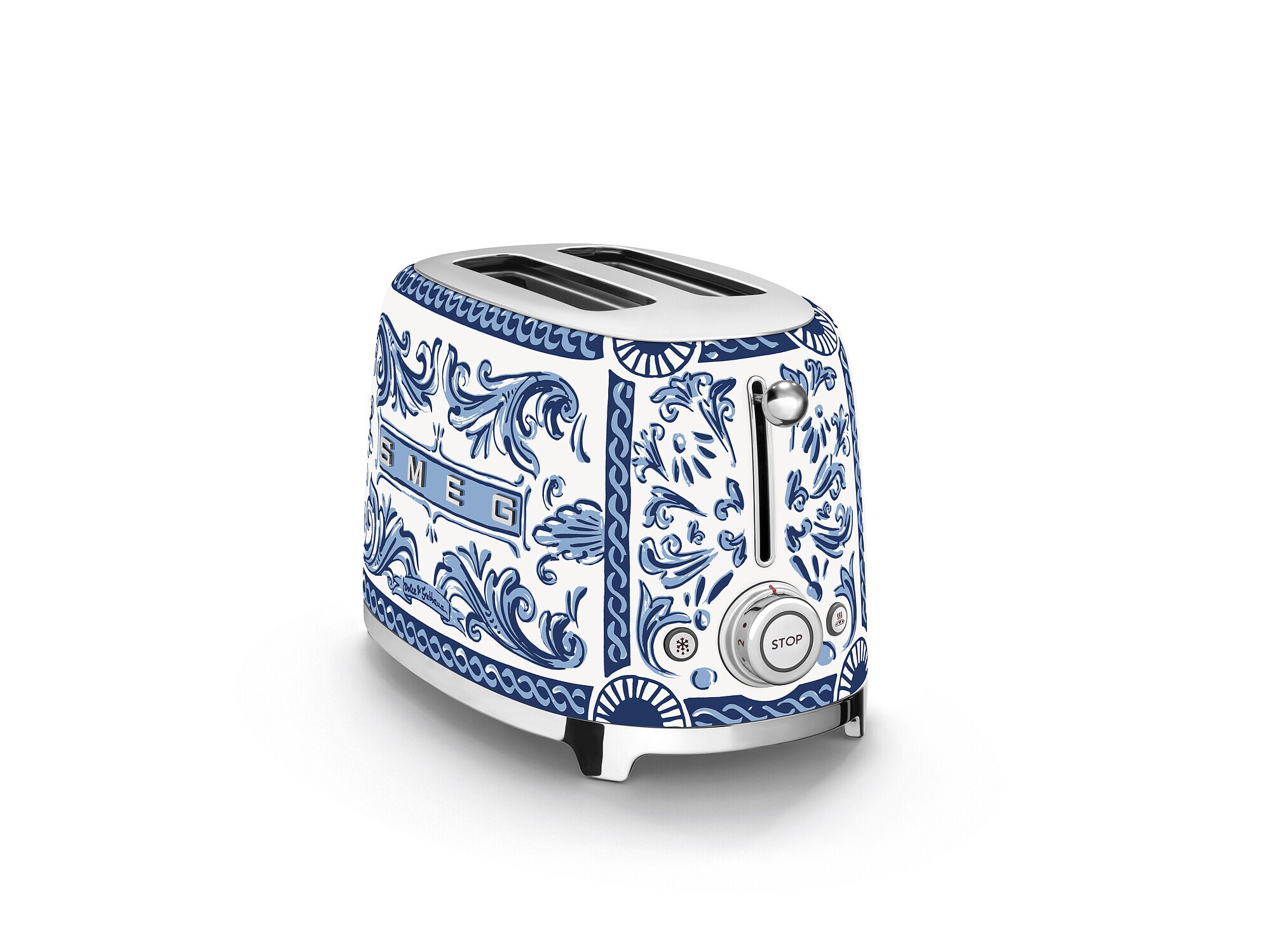 SMEG TSF01DGBEU Dolce &amp; Gabbana Toaster Blu Mediterraneo