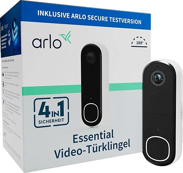 Arlo Essential 2 AVD3001 FHD Video Doorbell Funk-Türklingel WLAN