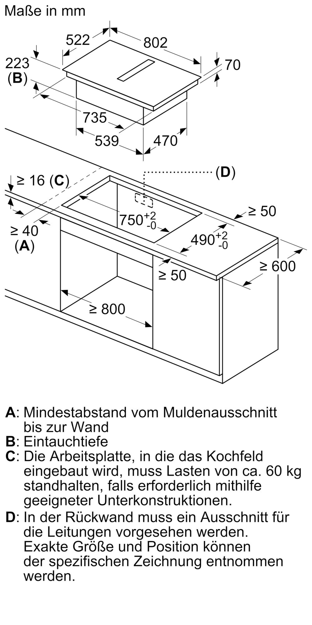 Siemens ED811FQ15E iQ500 Einbau-Induktionskochfeld autark 80cm