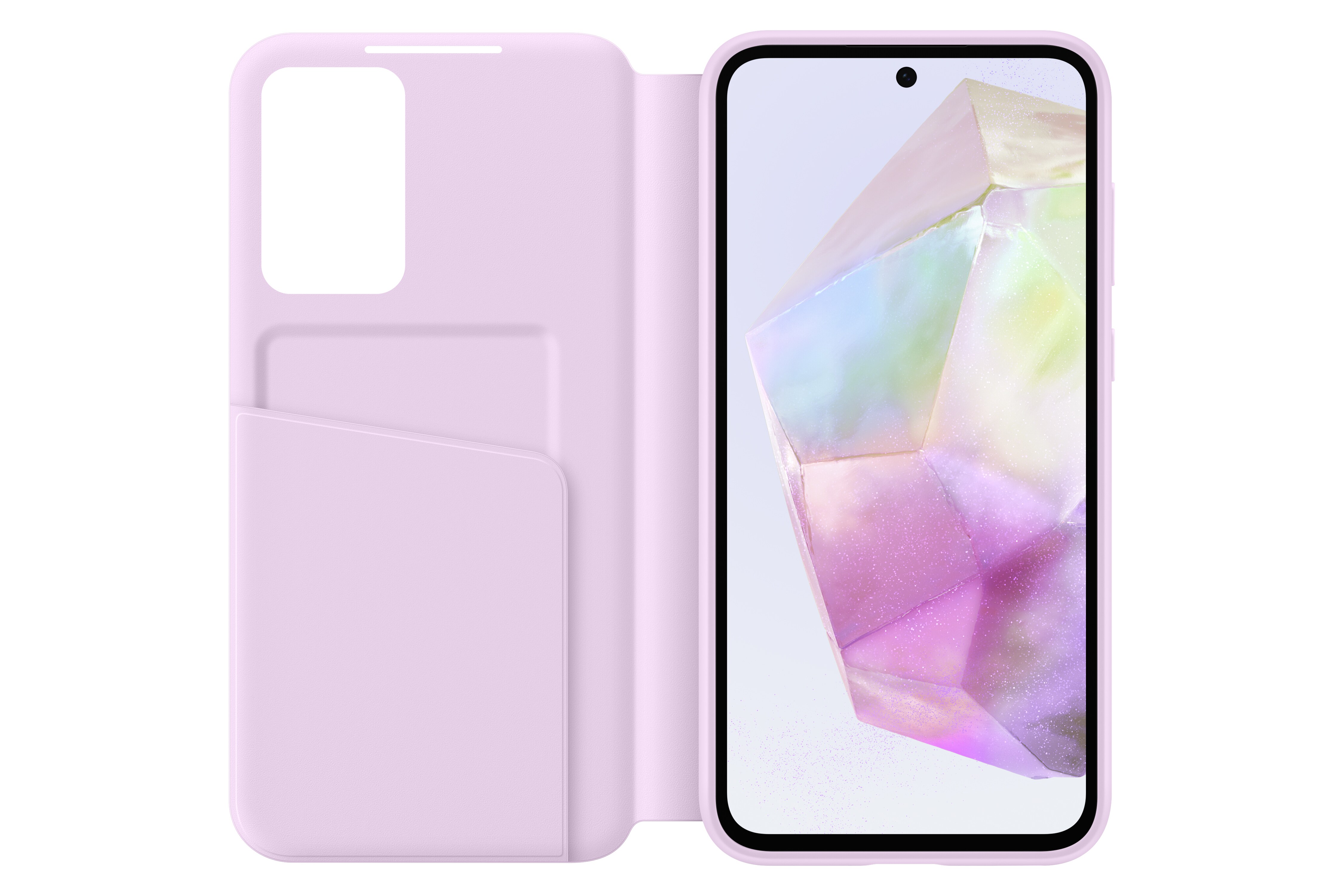 Samsung Smart View Wallet Case EF-ZA356 für Galaxy A35 (5G) Lavender