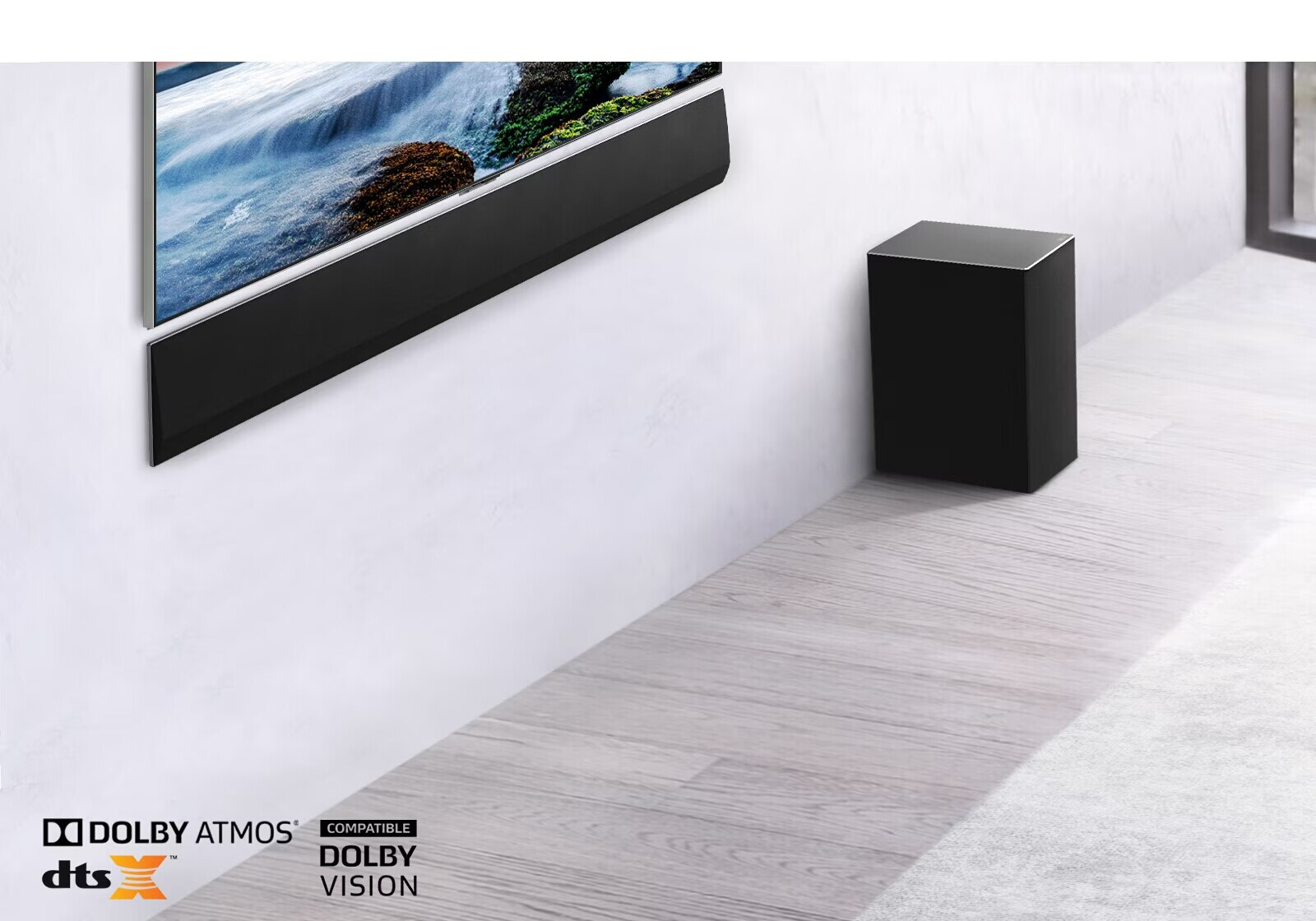 LG DGX 3.1. Dolby Atmos® Soundbar, 420 Watt kabelloser Subwoofer