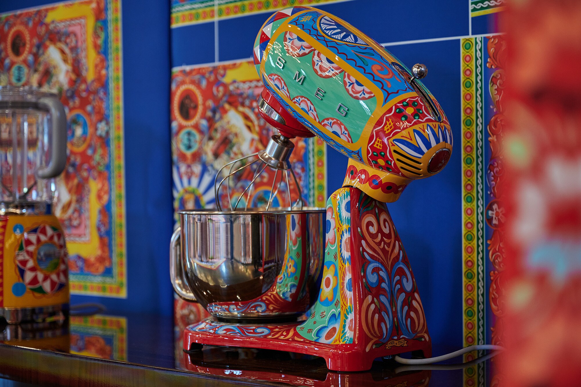 SMEG SMF03DGEU Dolce &amp; Gabbana Küchenmaschine Sicily is my love