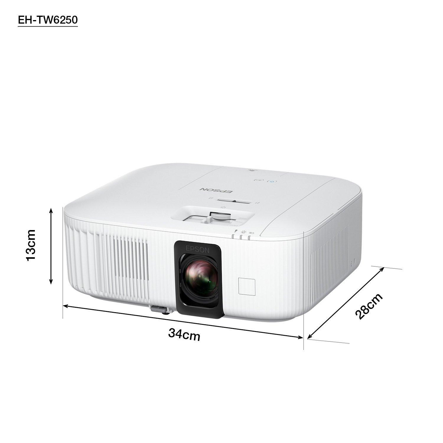 EPSON EH-TW6250 3-LCD Heimkino 2800 Lumen 35.000:1 4K Projektor