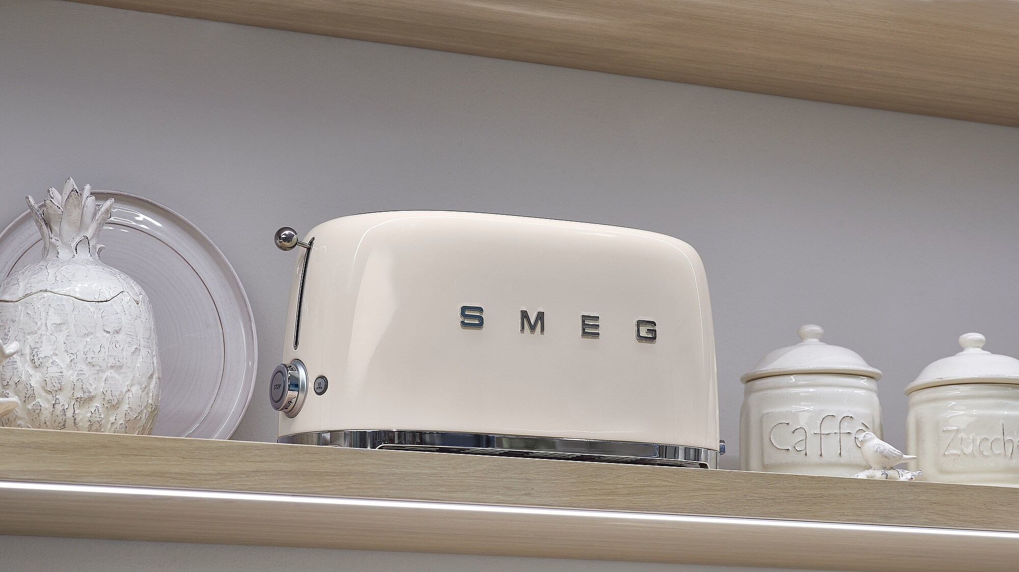 SMEG TSF02CREU 50s Style Toaster Creme