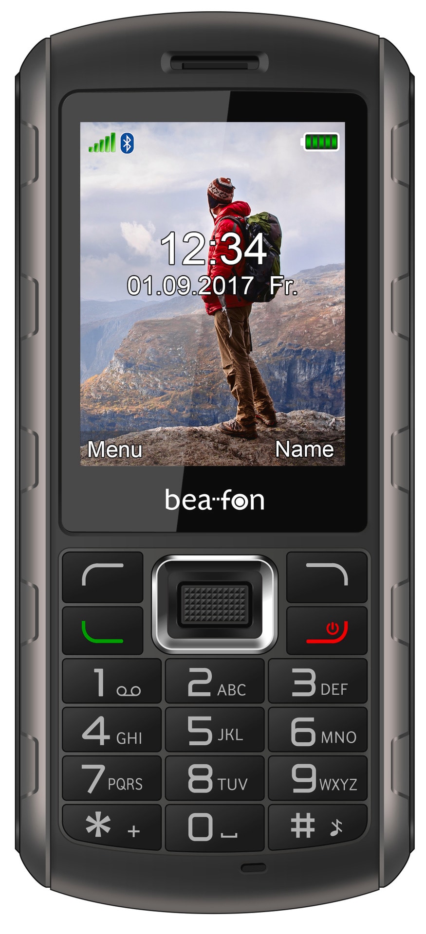 Bea-fon Active Line AL560 schwarz/silber Mobiltelefon