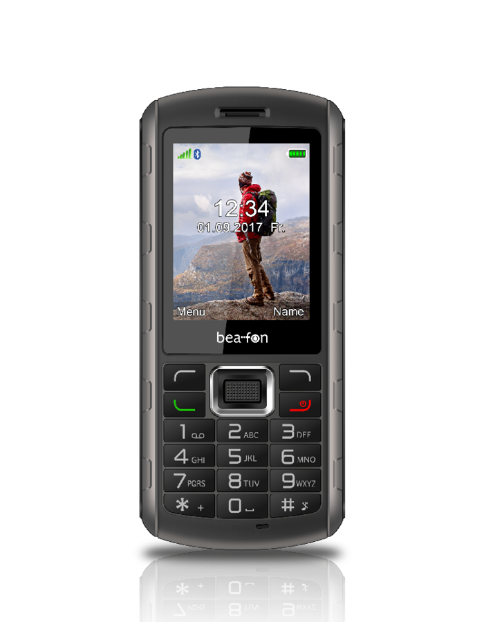 Bea-fon Active Line AL560 schwarz/silber Mobiltelefon