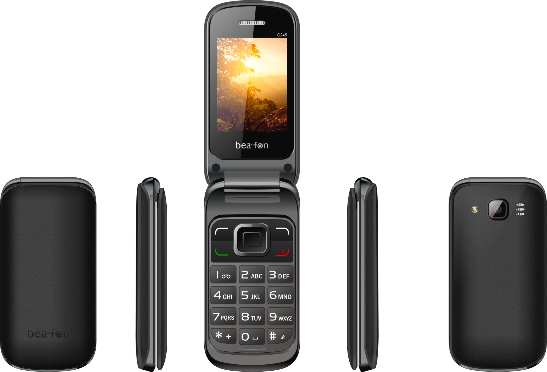 Bea-fon Classic Line C245 Mobiltelefon schwarz