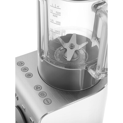 SMEG BLC01WHMEU 50s Style High-Performance Standmixer - weiß/matt/aluminium