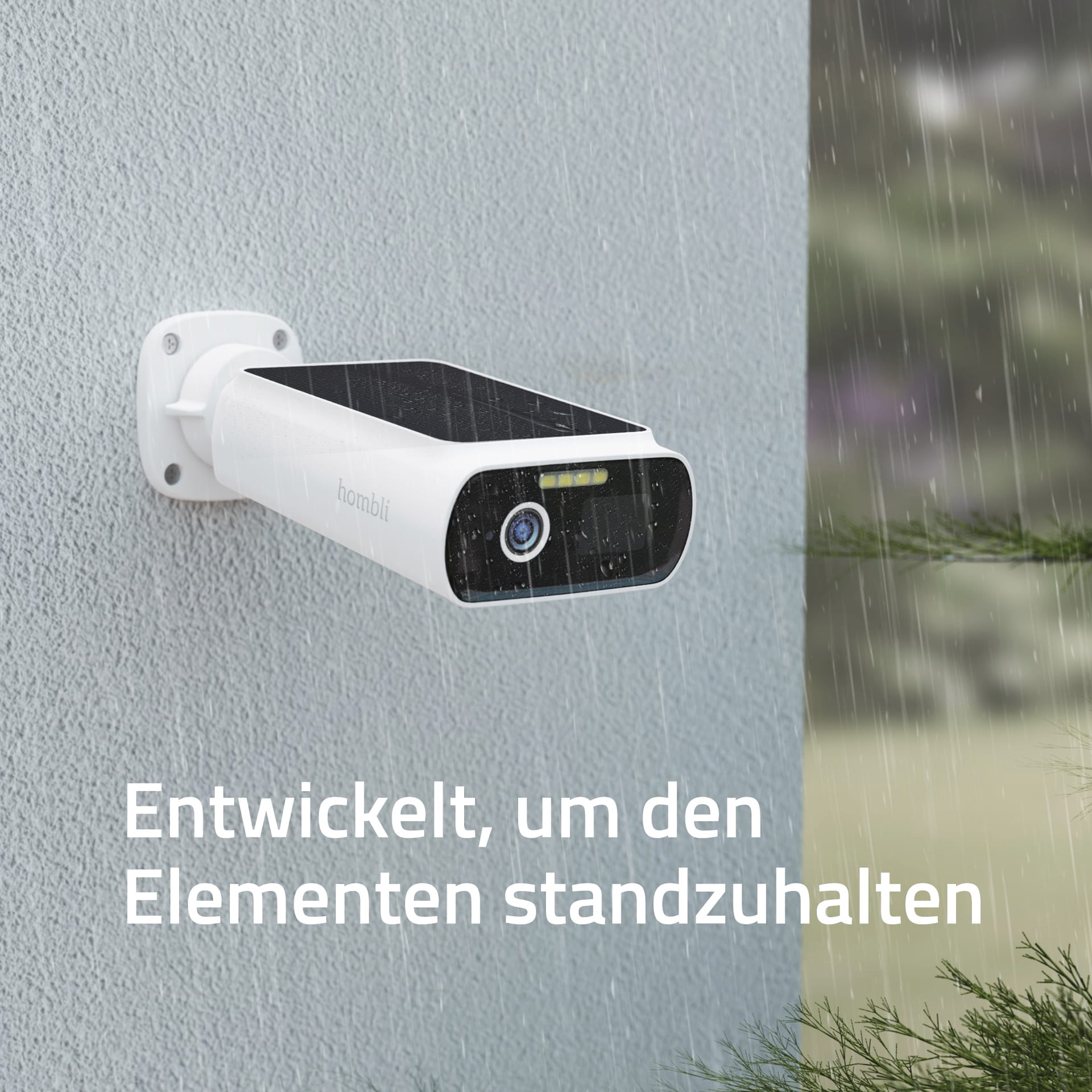 Hombli smarte Solar outdoor Kamera weiß