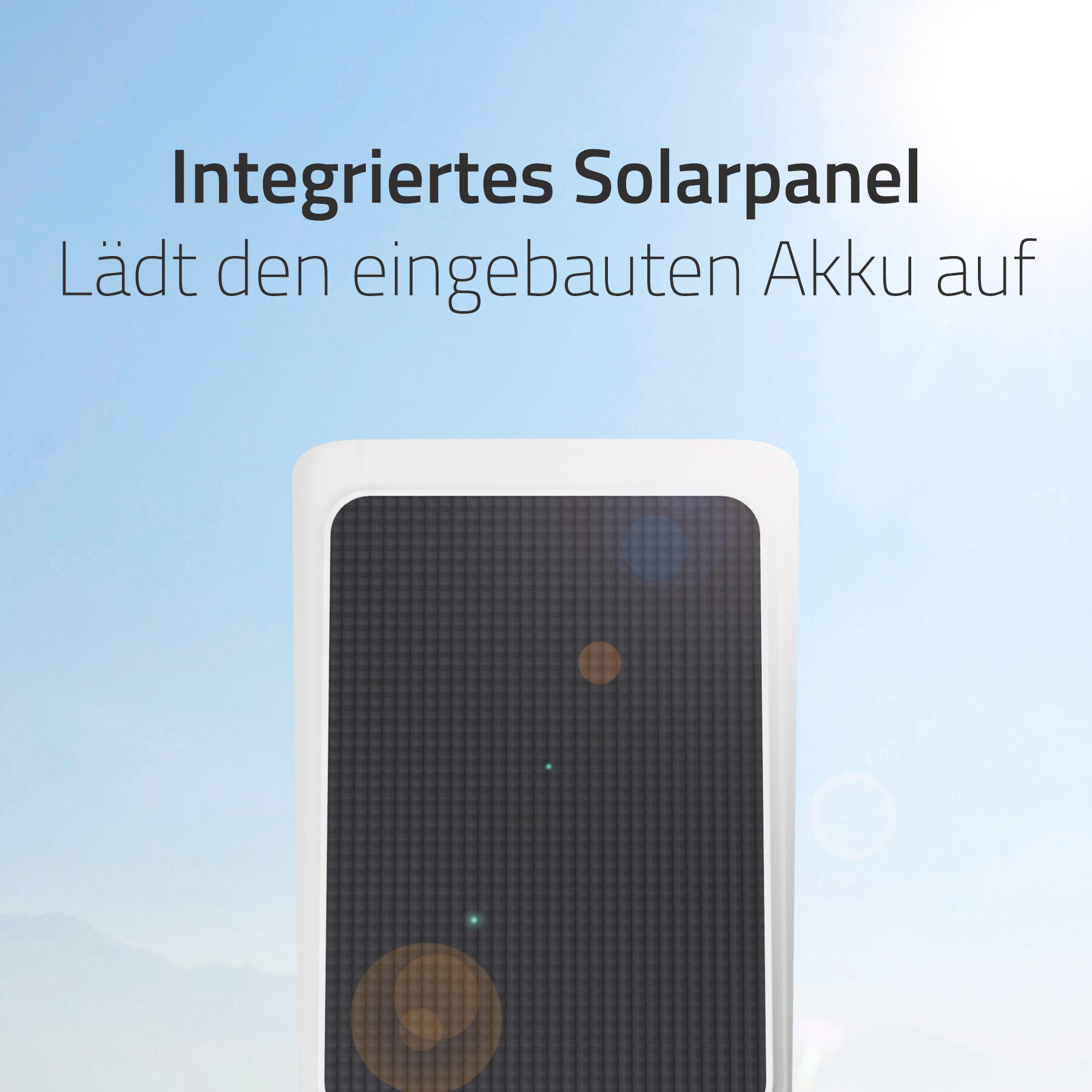 Hombli smarte Solar outdoor Kamera weiß