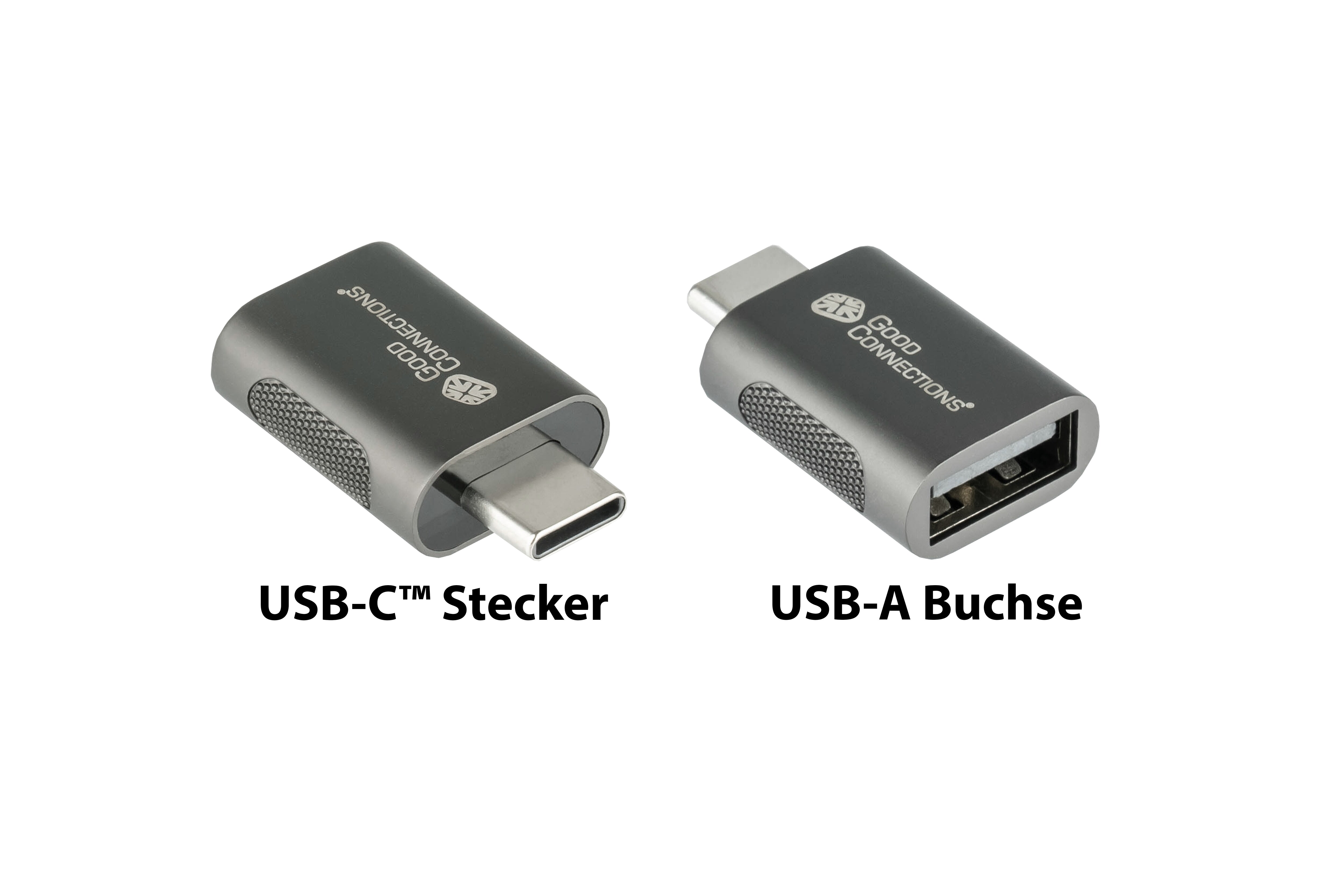 Good Connections Adapter USB 3.2 Gen.1 / USB 3.0 Stecker C an USB-A Buchse