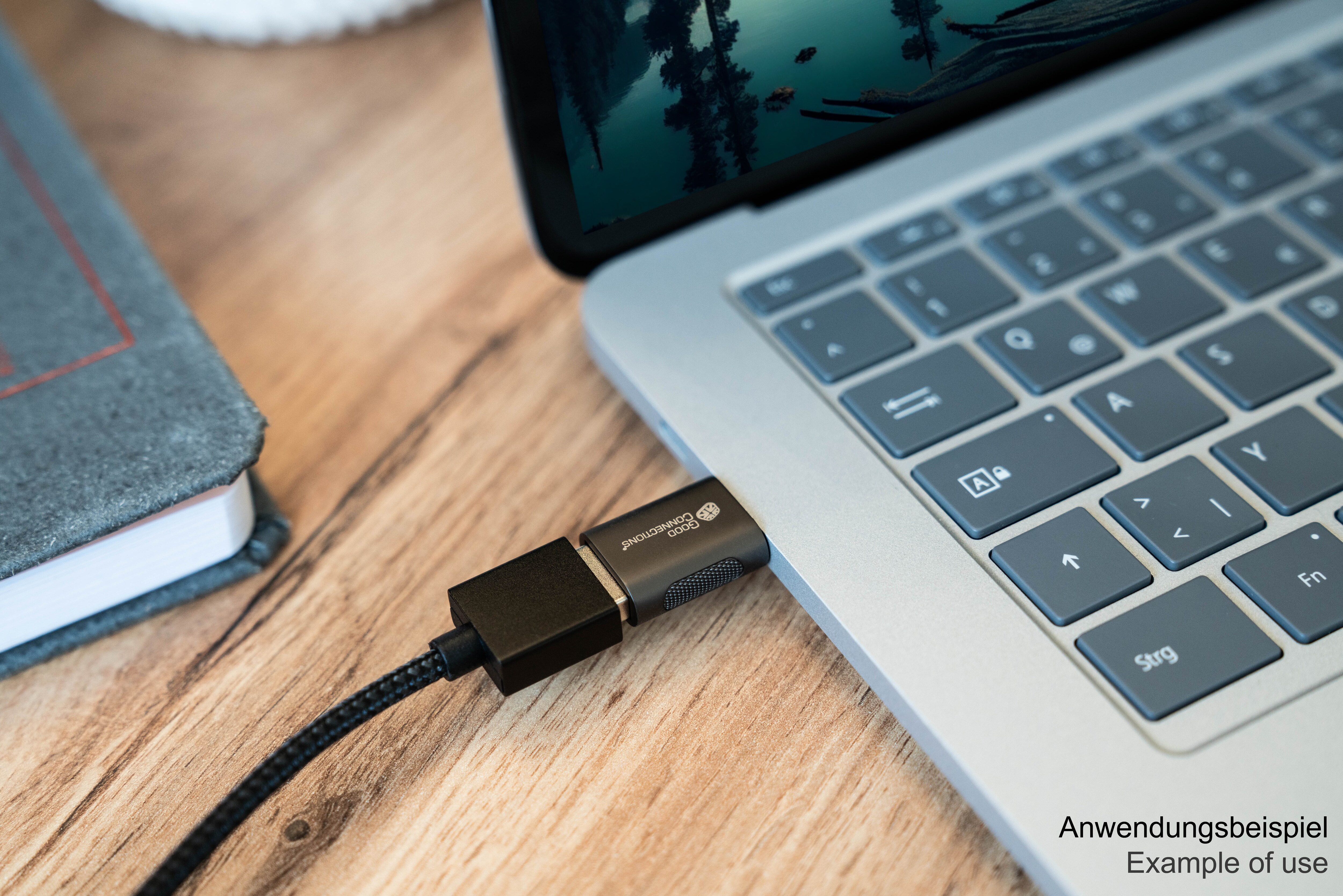 Good Connections Adapter USB 3.2 Gen.1 / USB 3.0 Stecker C an USB-A Buchse