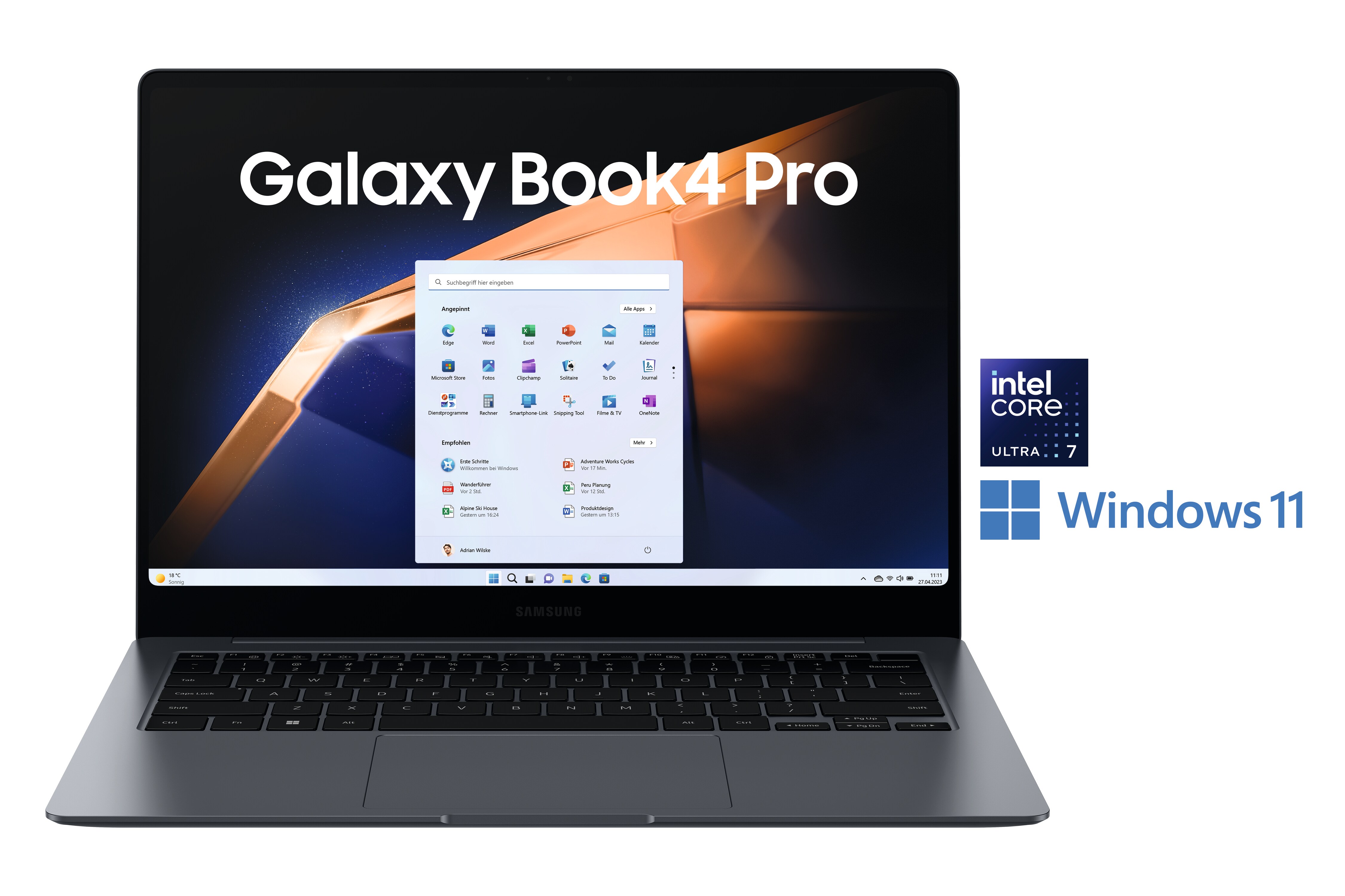 SAMSUNG Galaxy Book4 Pro NP940XGK-KG2DE Ultra 7 155H 16/512GB SSD 14"WQXGA+