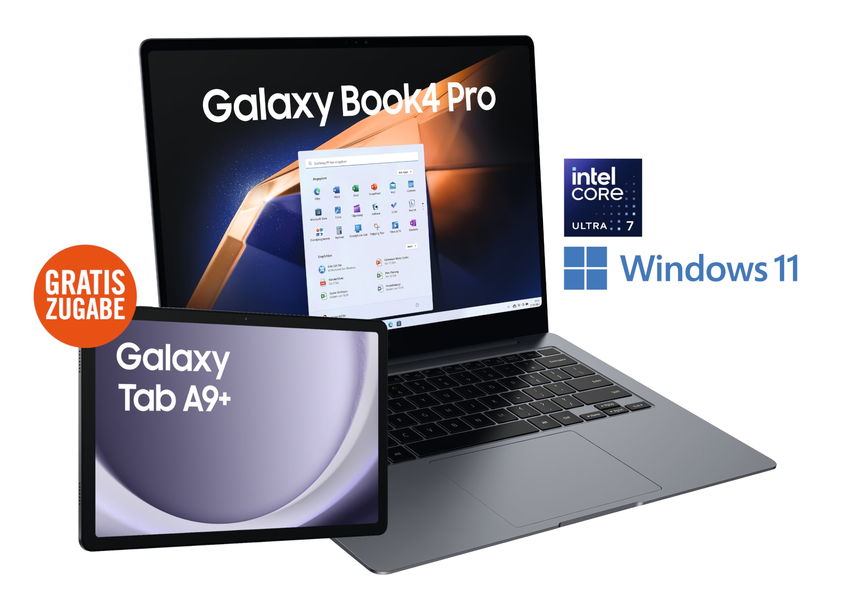 Galaxy Book4 Pro Ultra 7 155H 16/512GB SSD 14"WQXGA+ W11 +TabA9+