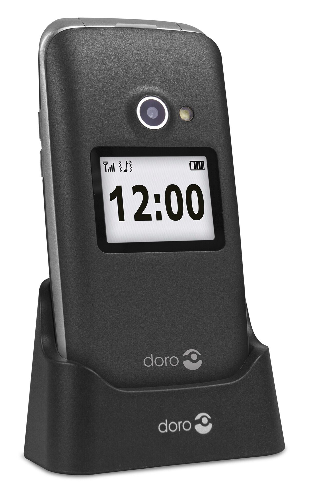 Doro 2424 Mobiltelefon graphit-silber