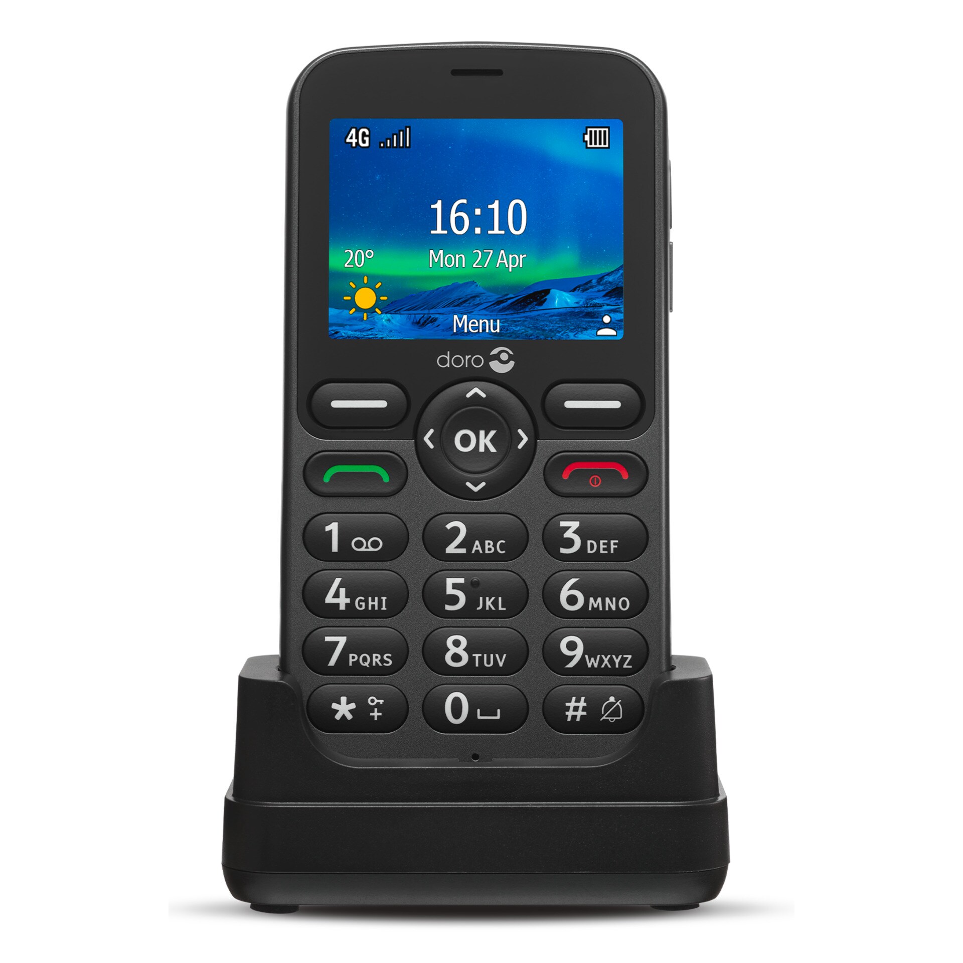 Doro 5860 Mobiltelefon graphit