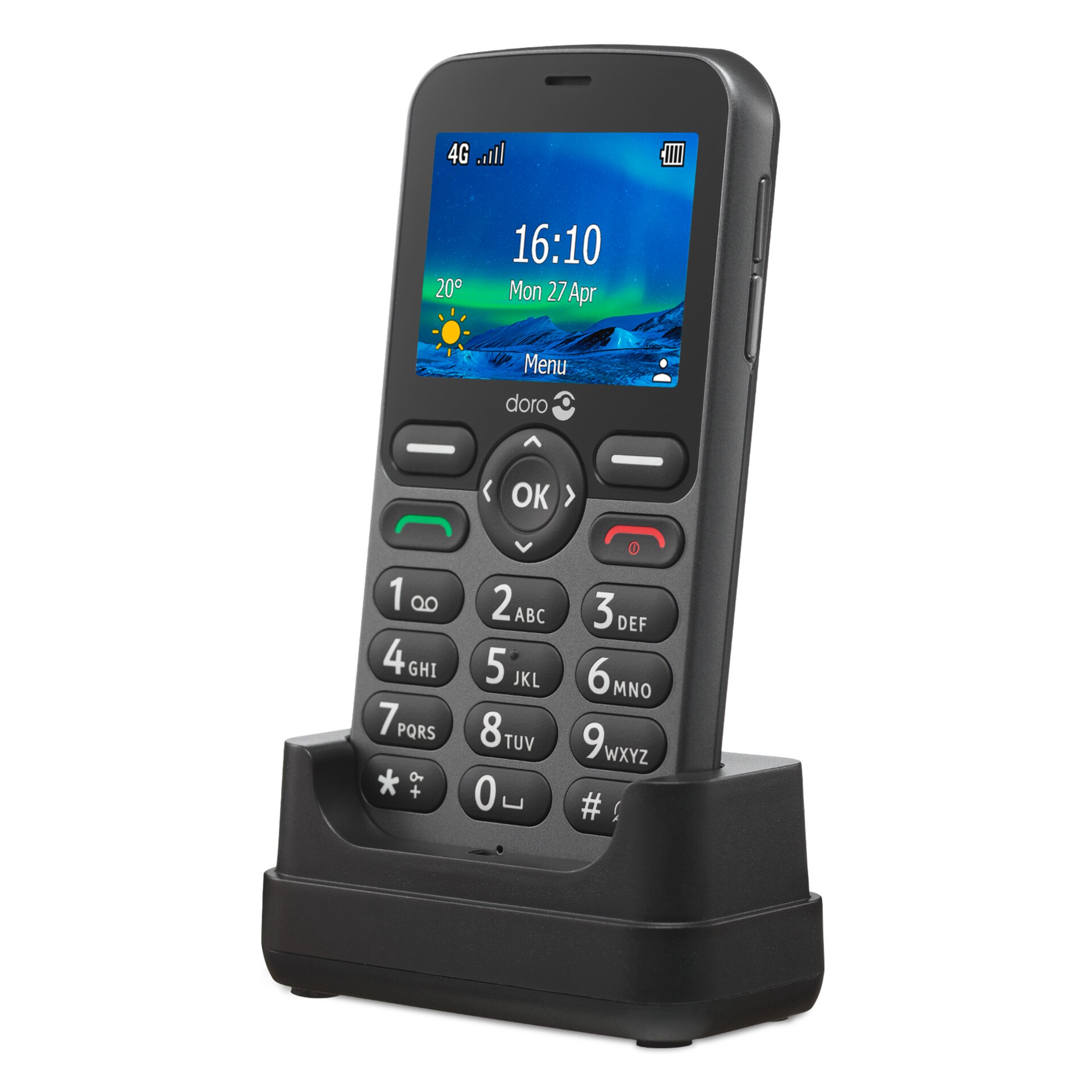 Doro 5860 Mobiltelefon graphit