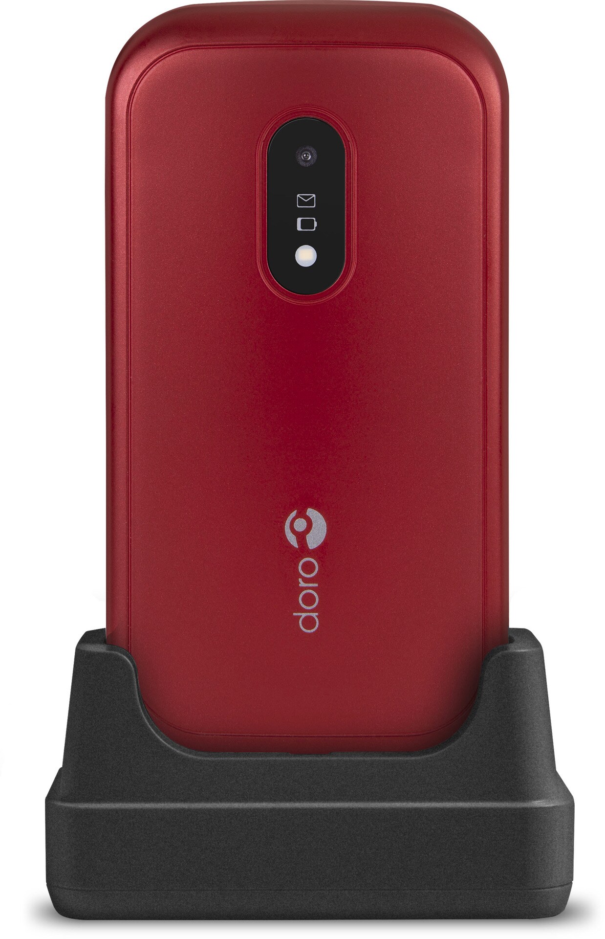 Doro 6040 Mobiltelefon rot-weiß