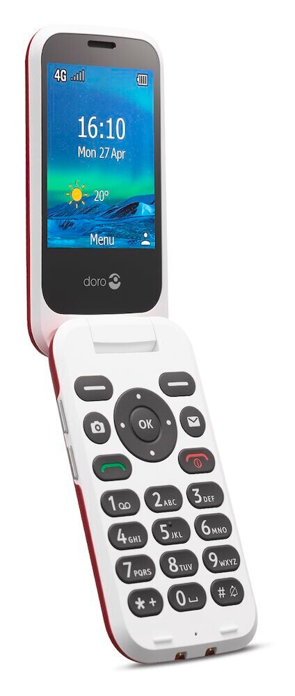 Doro 6820 Mobiltelefon rot