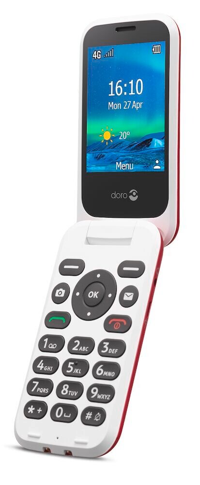 Doro 6820 Mobiltelefon rot