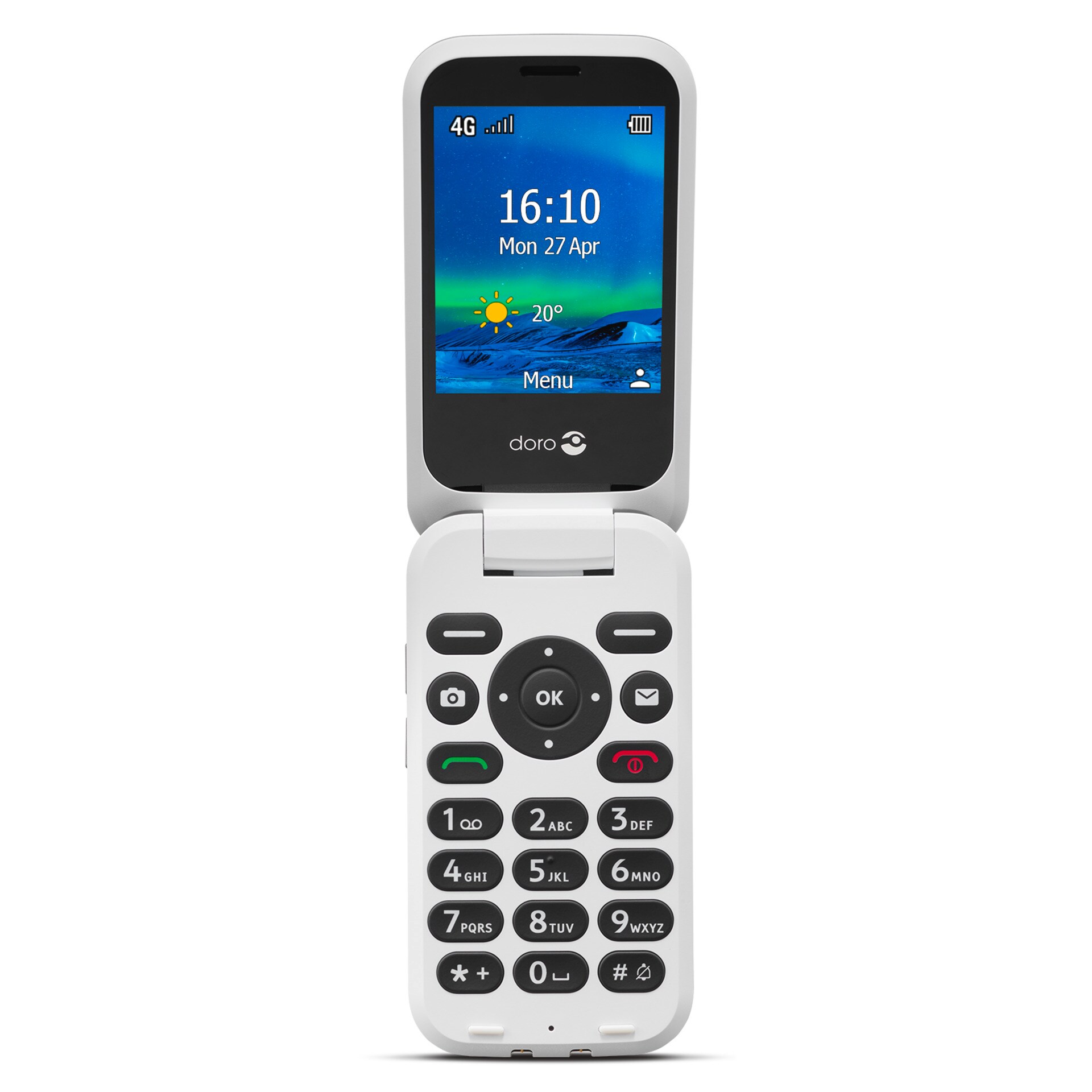 Doro 6820 Mobiltelefon schwarz