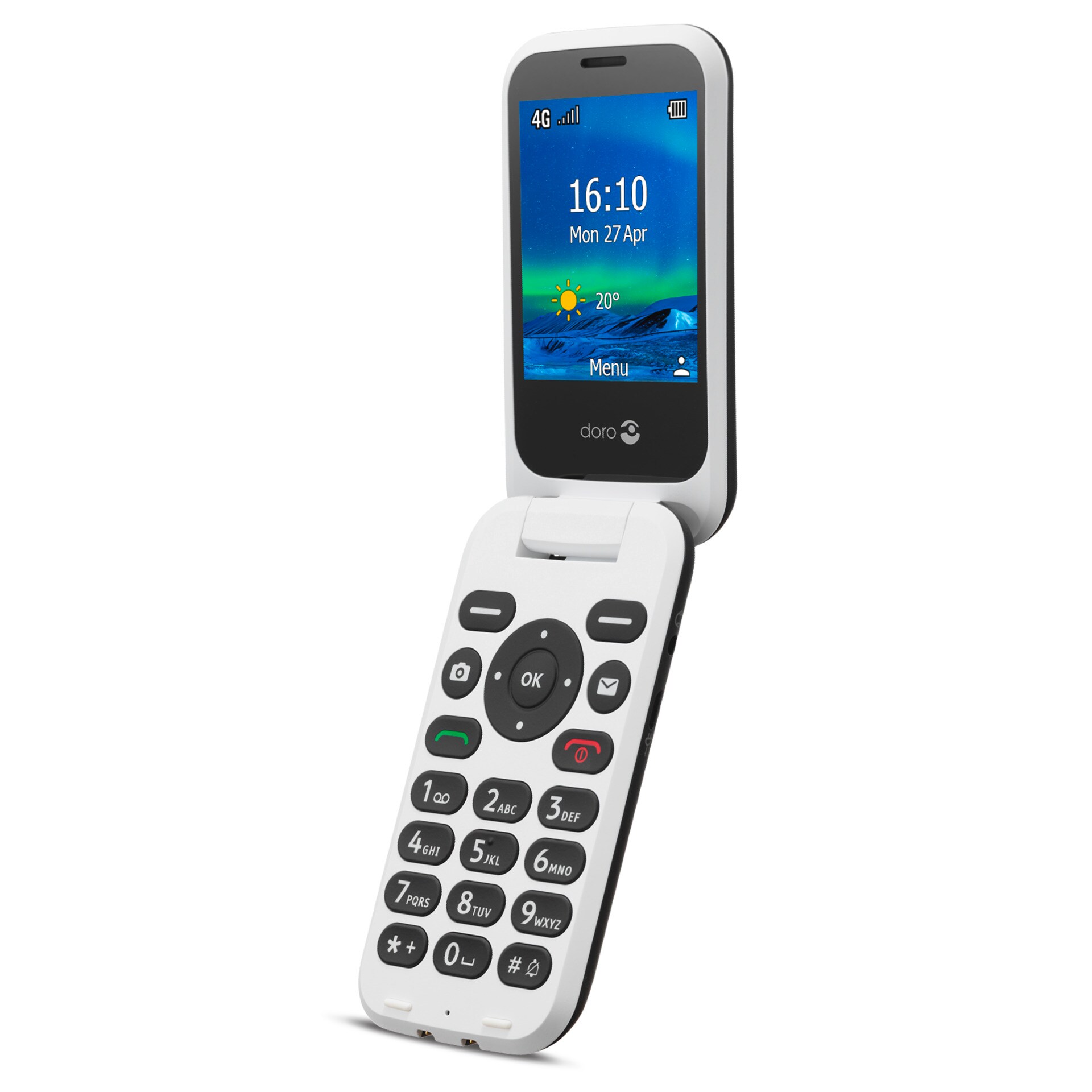 Doro 6820 Mobiltelefon schwarz