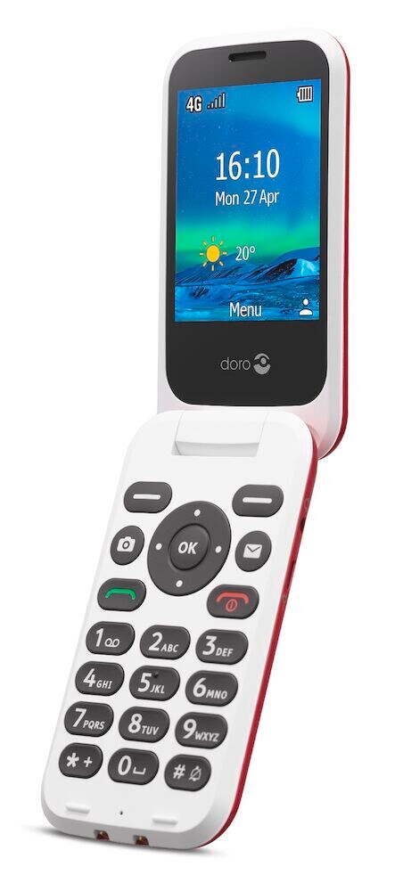 Doro 6880 Mobiltelefon rot