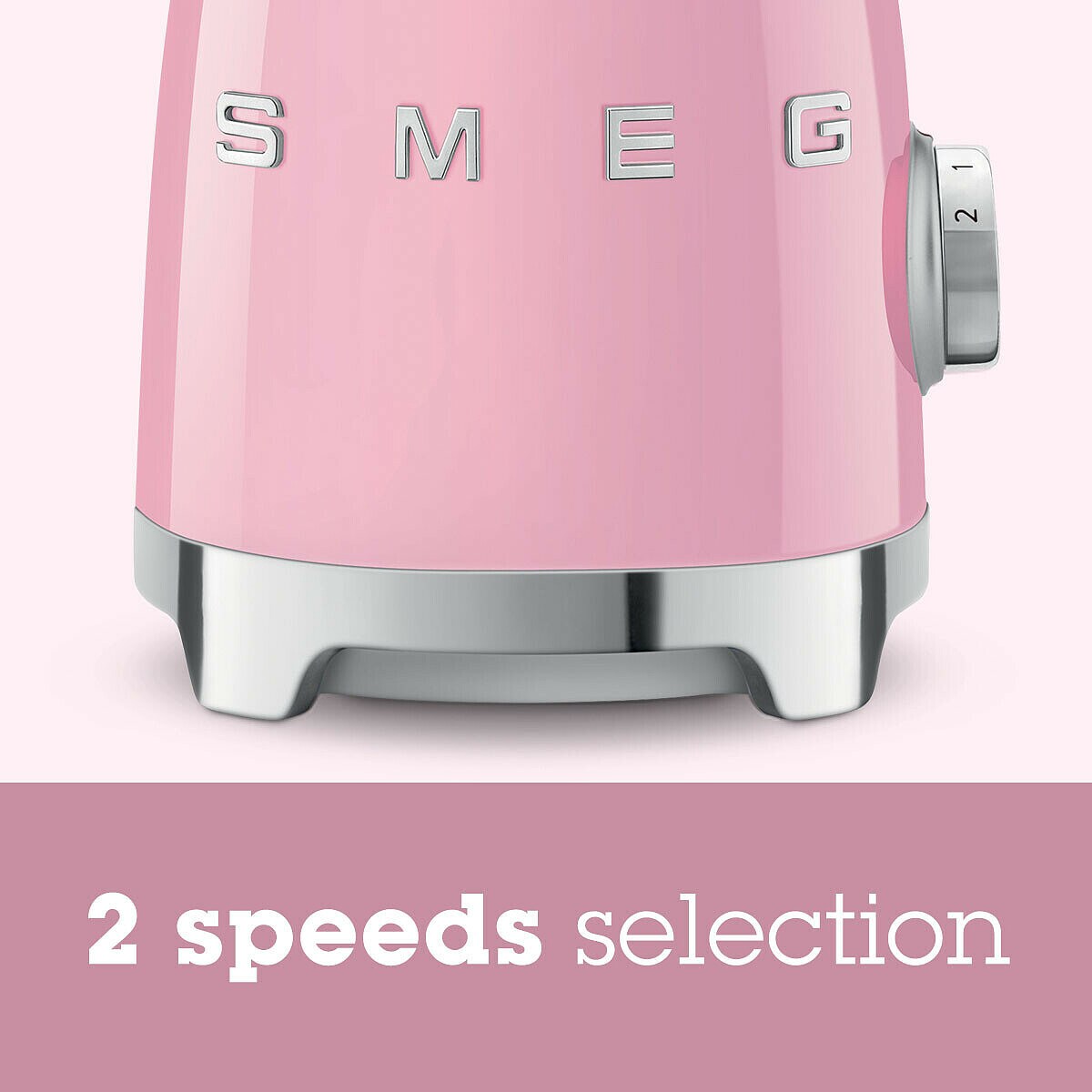 SMEG PBF01PKEU 50s Style Mini-Standmixer Cadillac pink