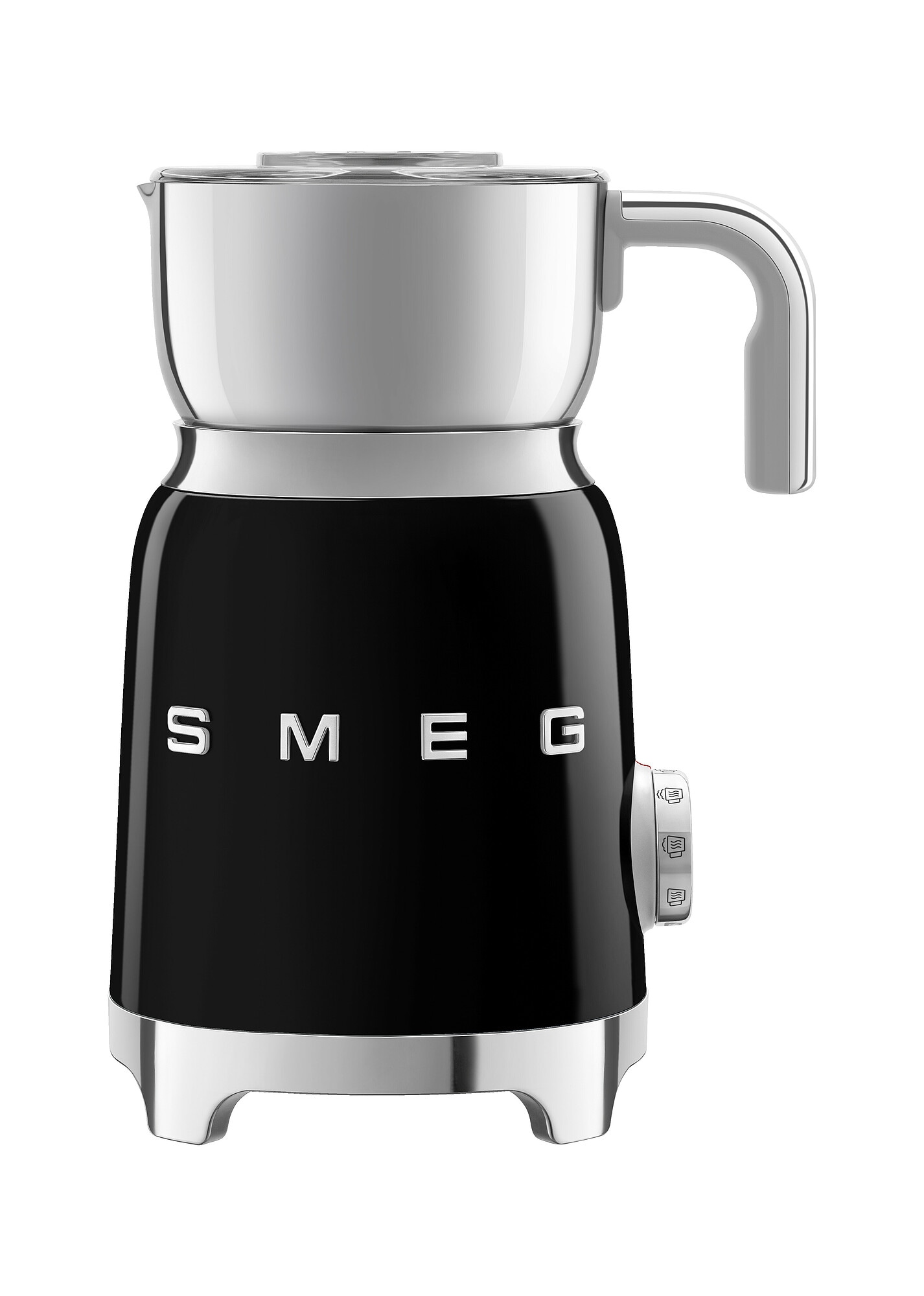 SMEG MFF11BLEU 50s Style Milchaufschäumer Schwarz